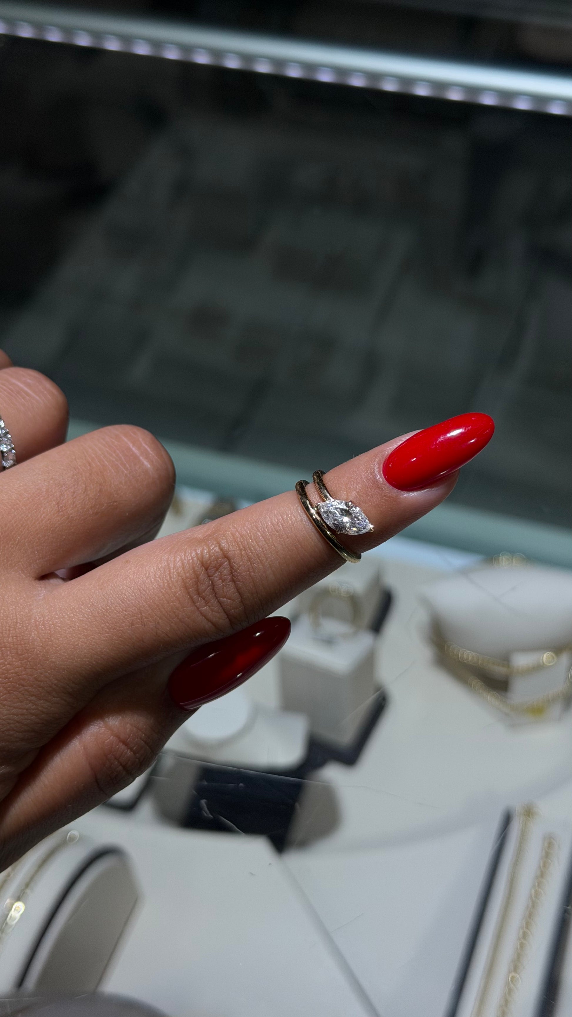 1.20CT Marquise Lab Diamond in 14k Gold
