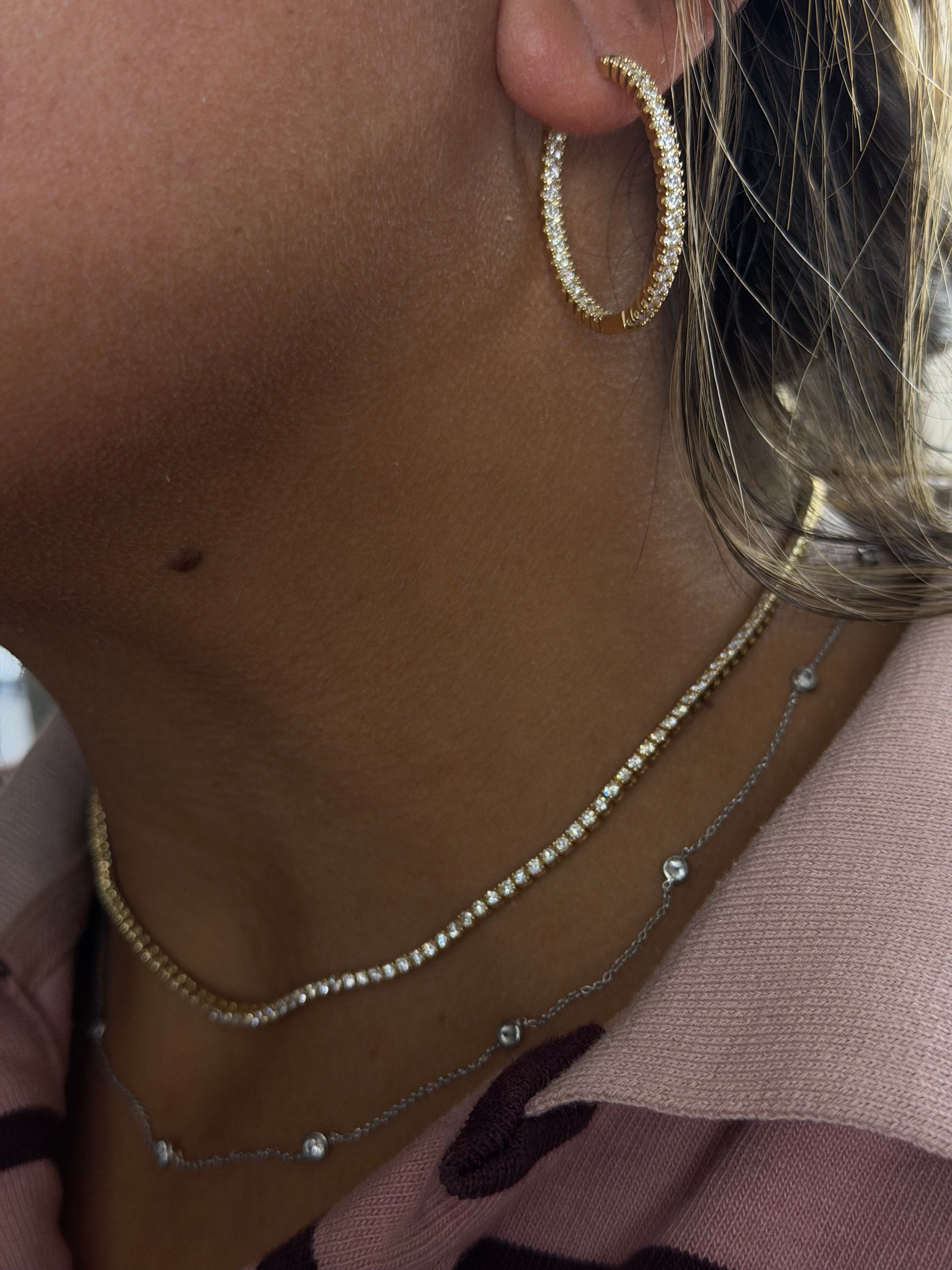 Classic Tennis Necklace – 5.00 CT Lab Diamonds