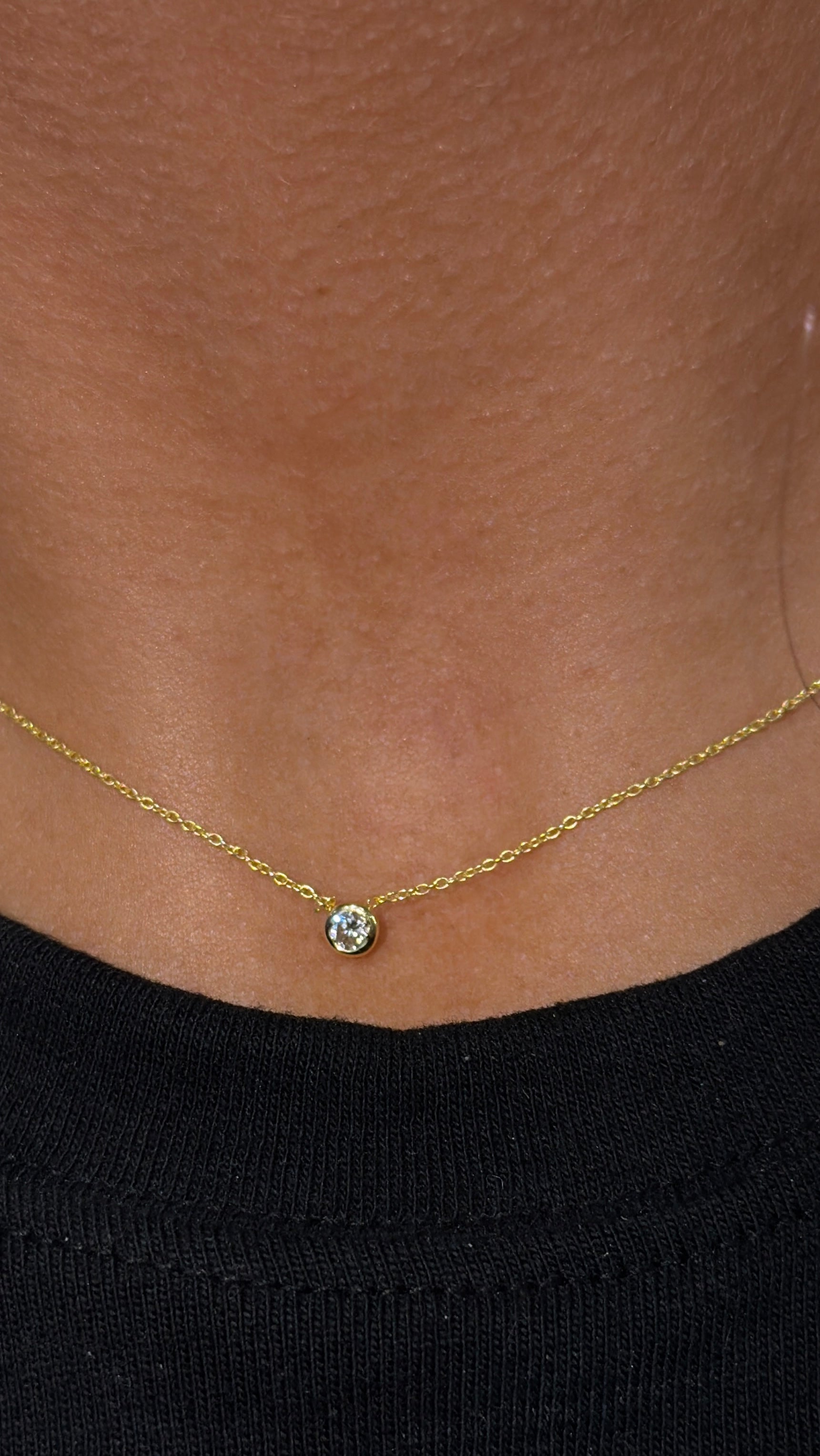 Rayo de Luz Diamond Necklace – 0.15ct Natural Diamond