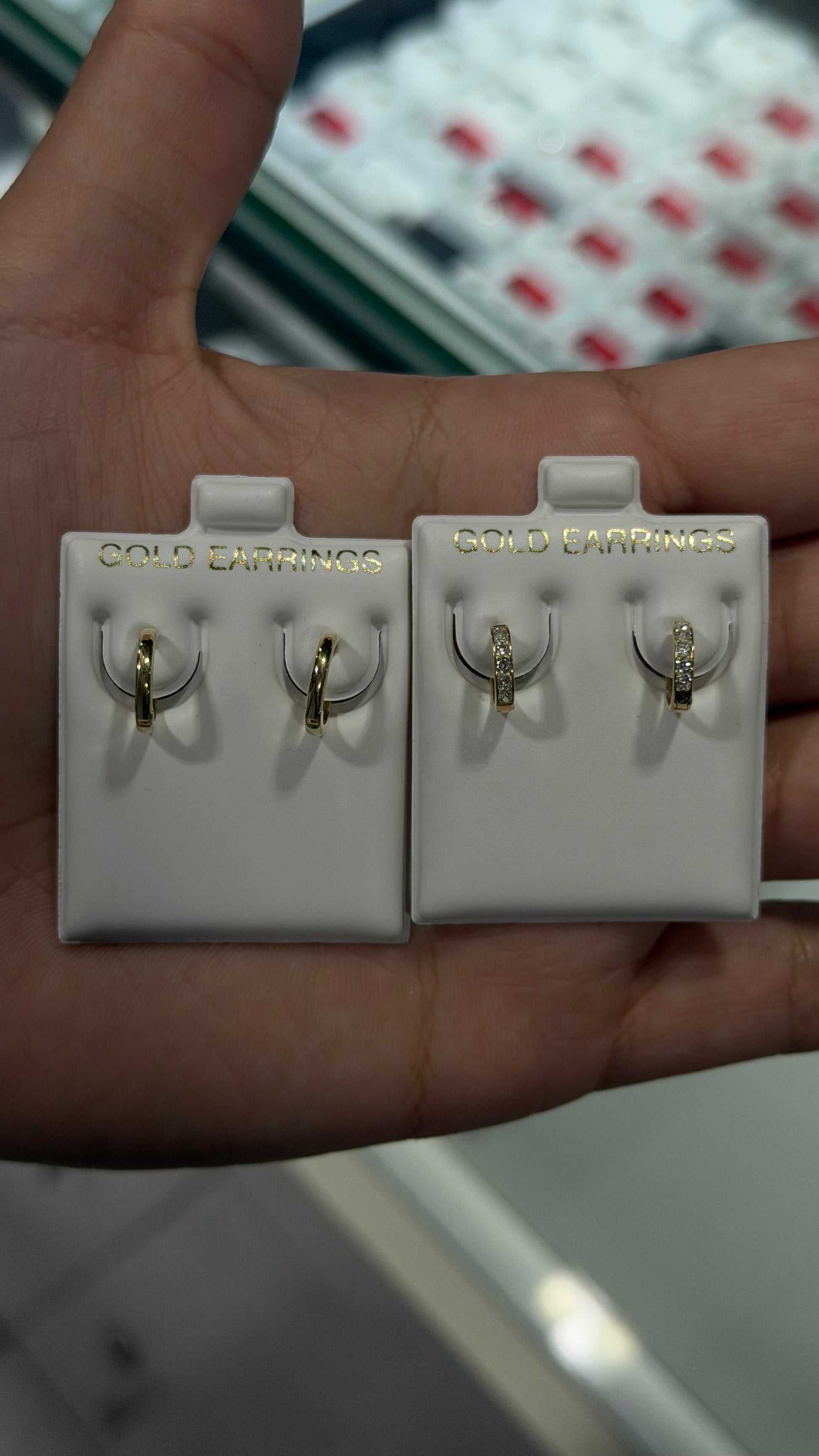 10k Solid Gold Huggies