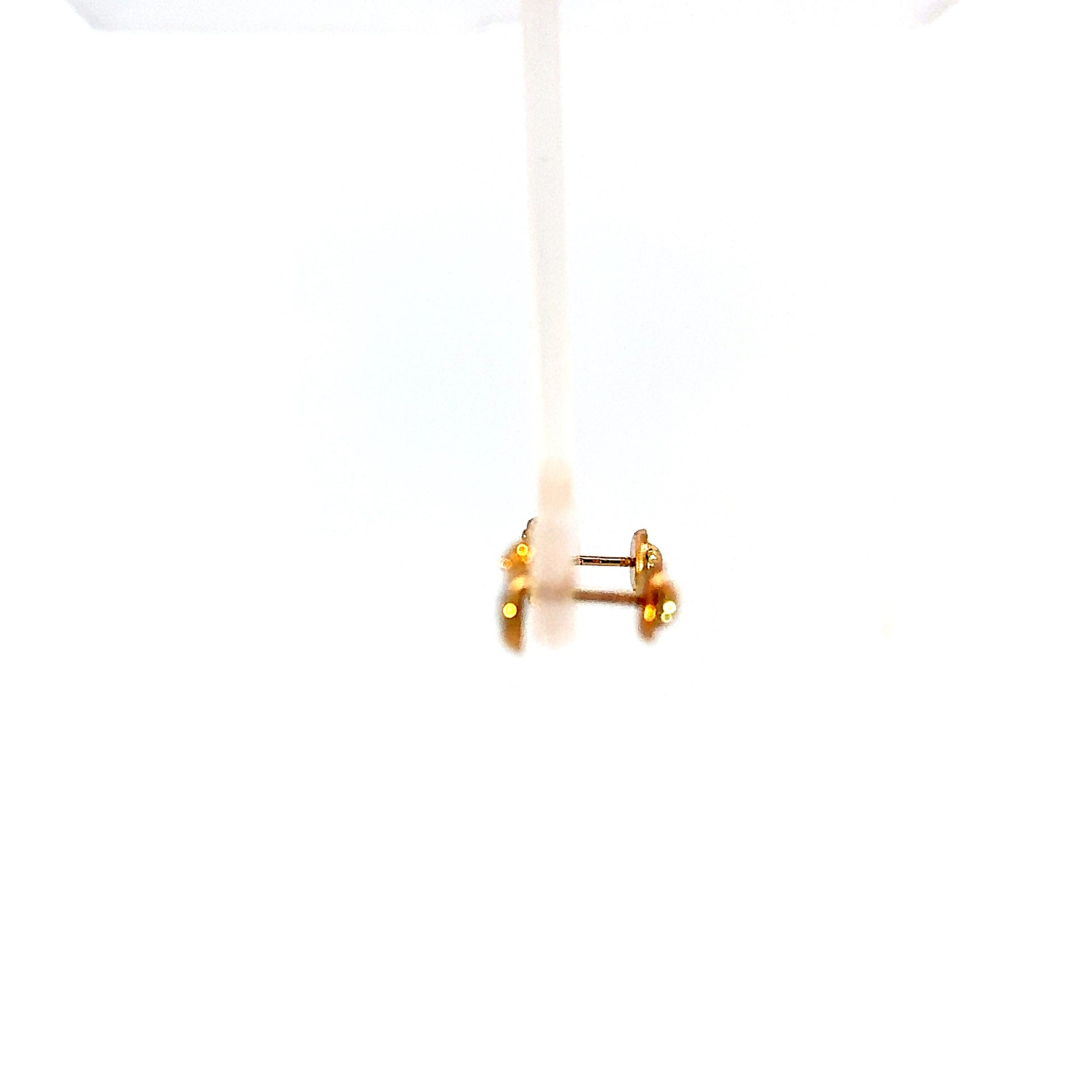 Duck Stud Earrings – 14K Gold Enamel
