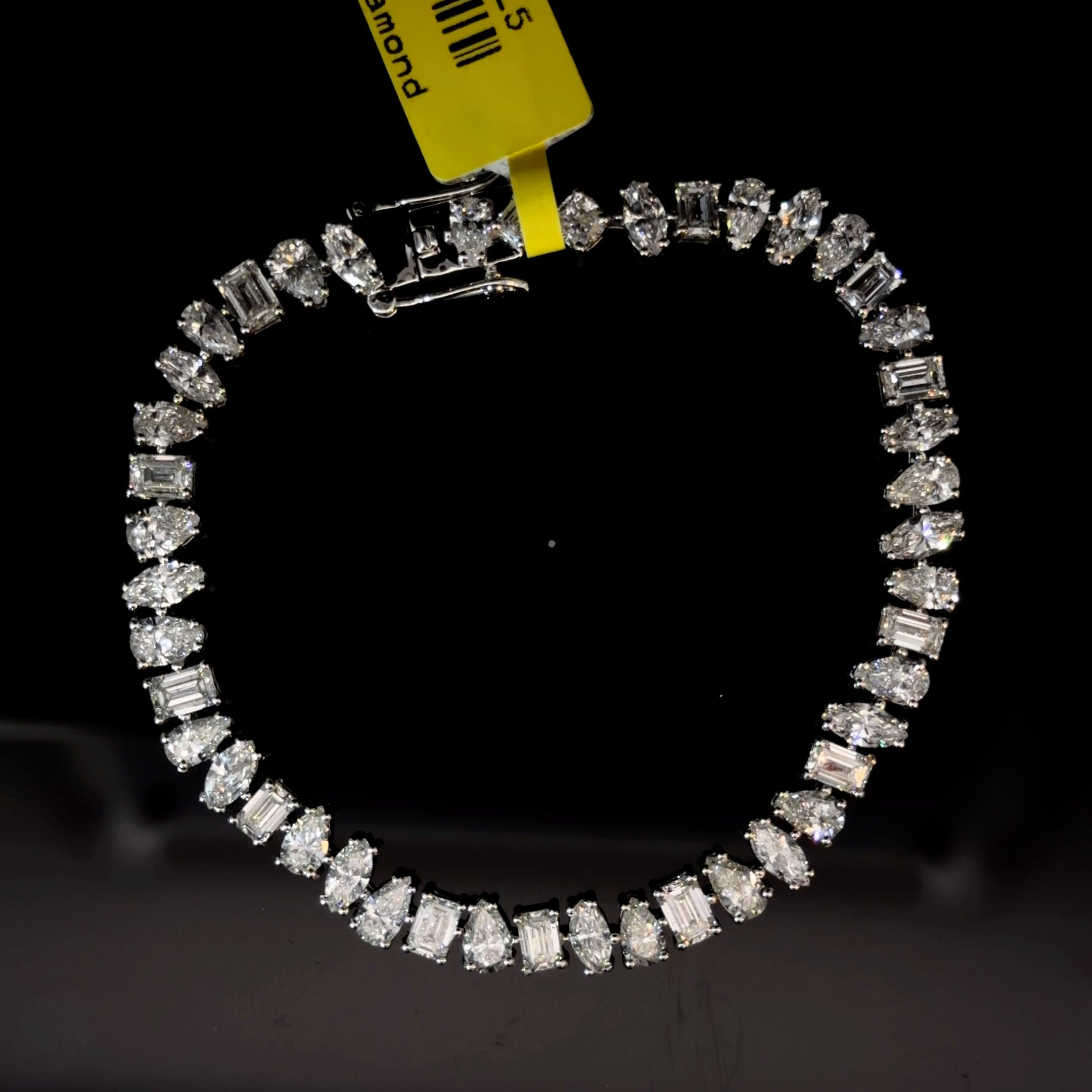 10.35ct Multishape Tennis Bracelet