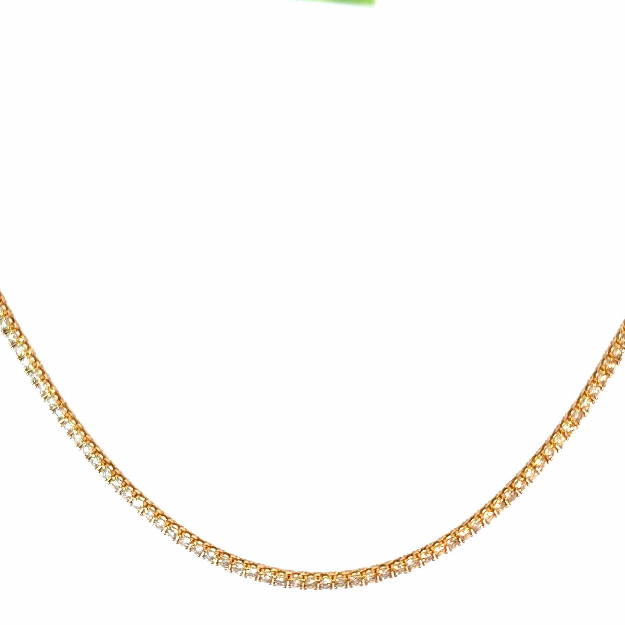Classic Tennis Necklace – 5.00 CT Lab Diamonds