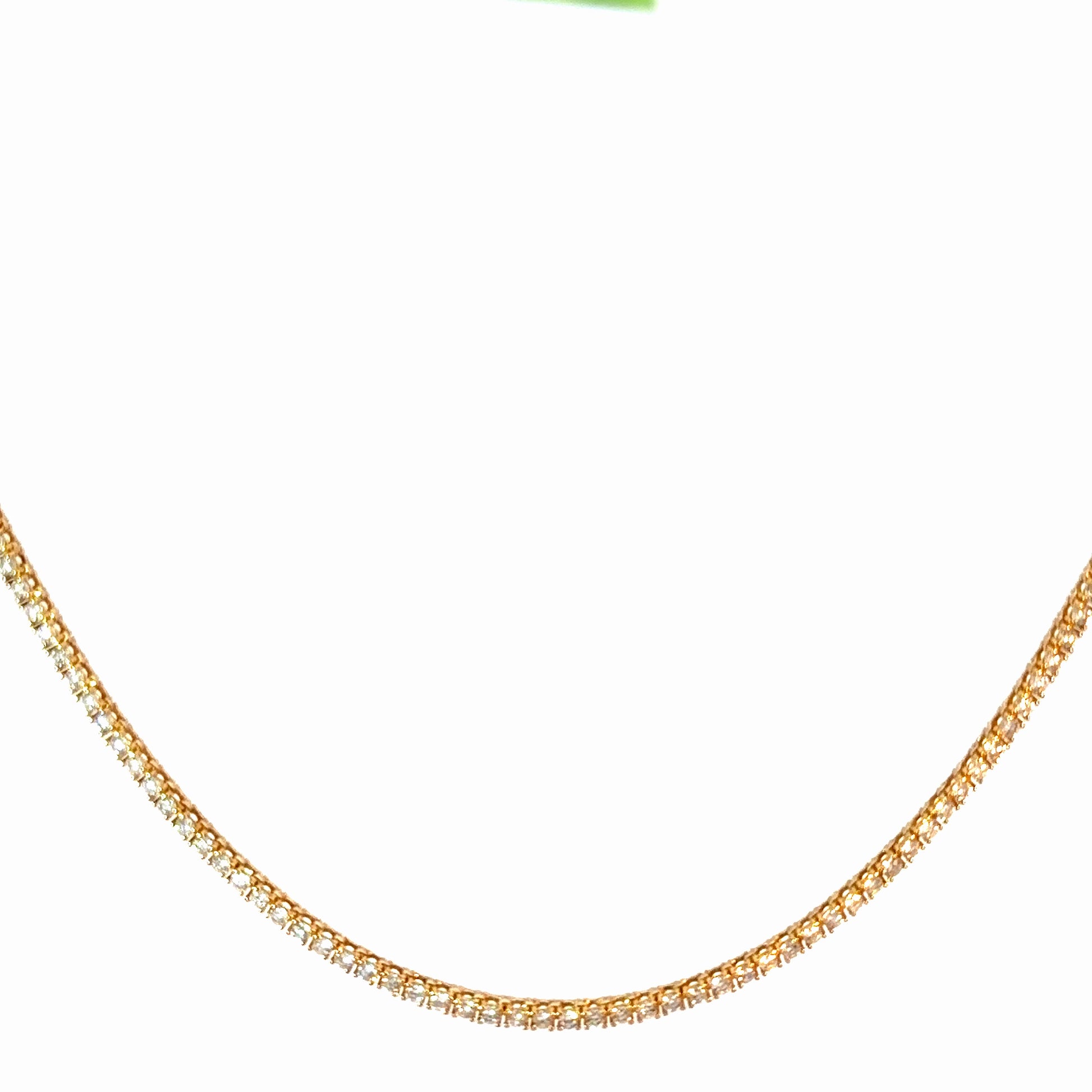 Classic Tennis Necklace – 5.00 CT Lab Diamonds