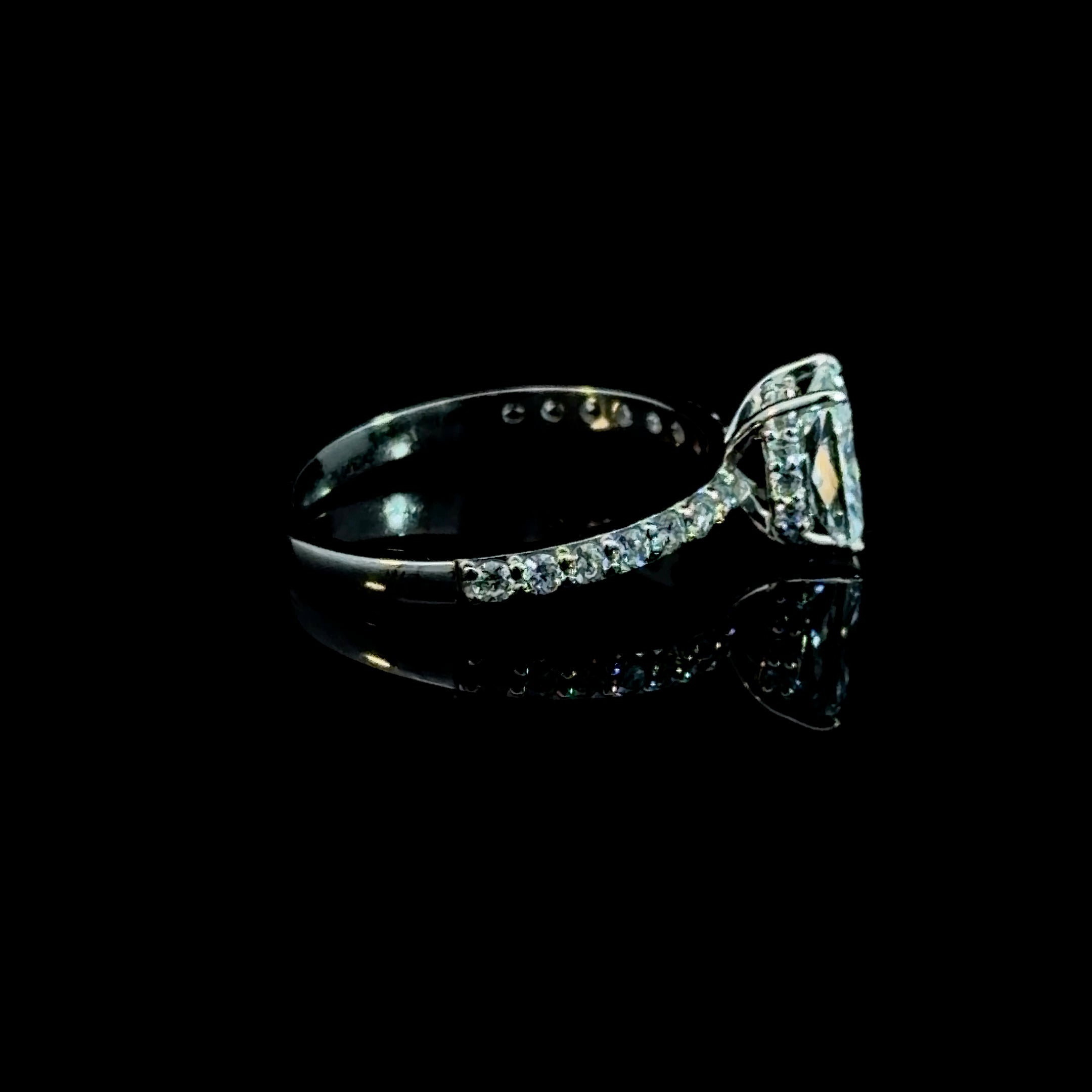 Eternal Radiance Elongated Cushion Ring – 1.48CT