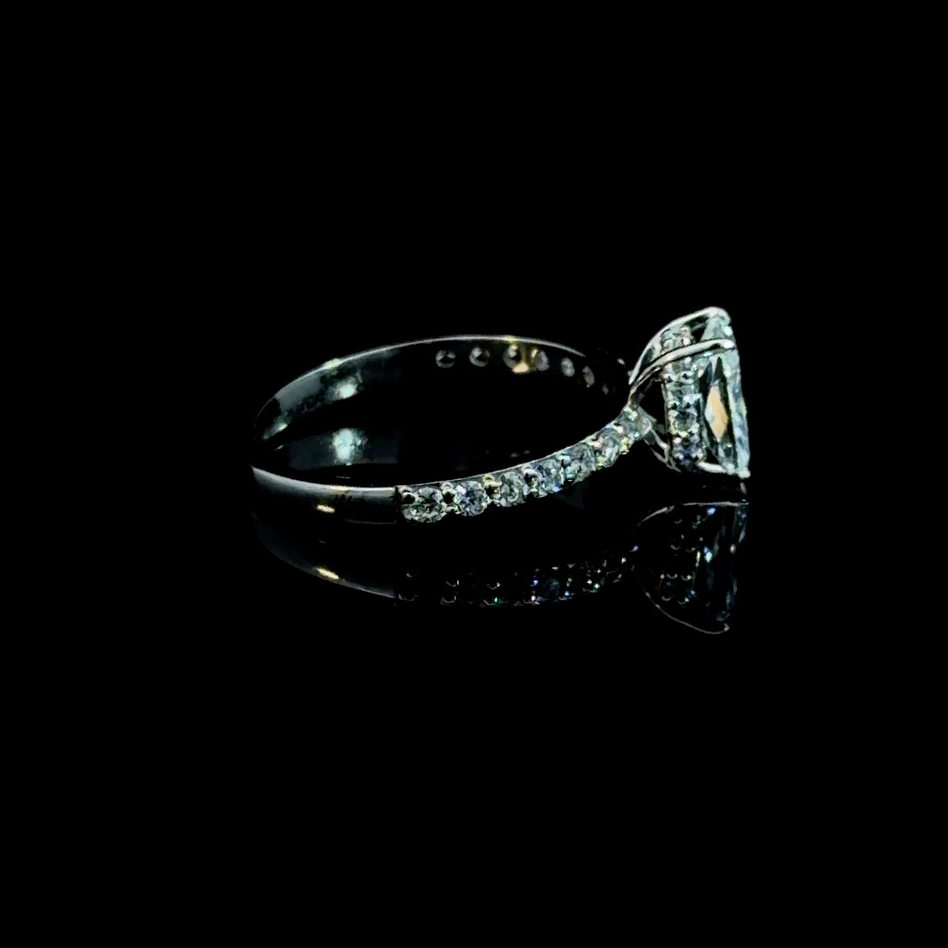 Eternal Radiance Elongated Cushion Ring – 1.48CT