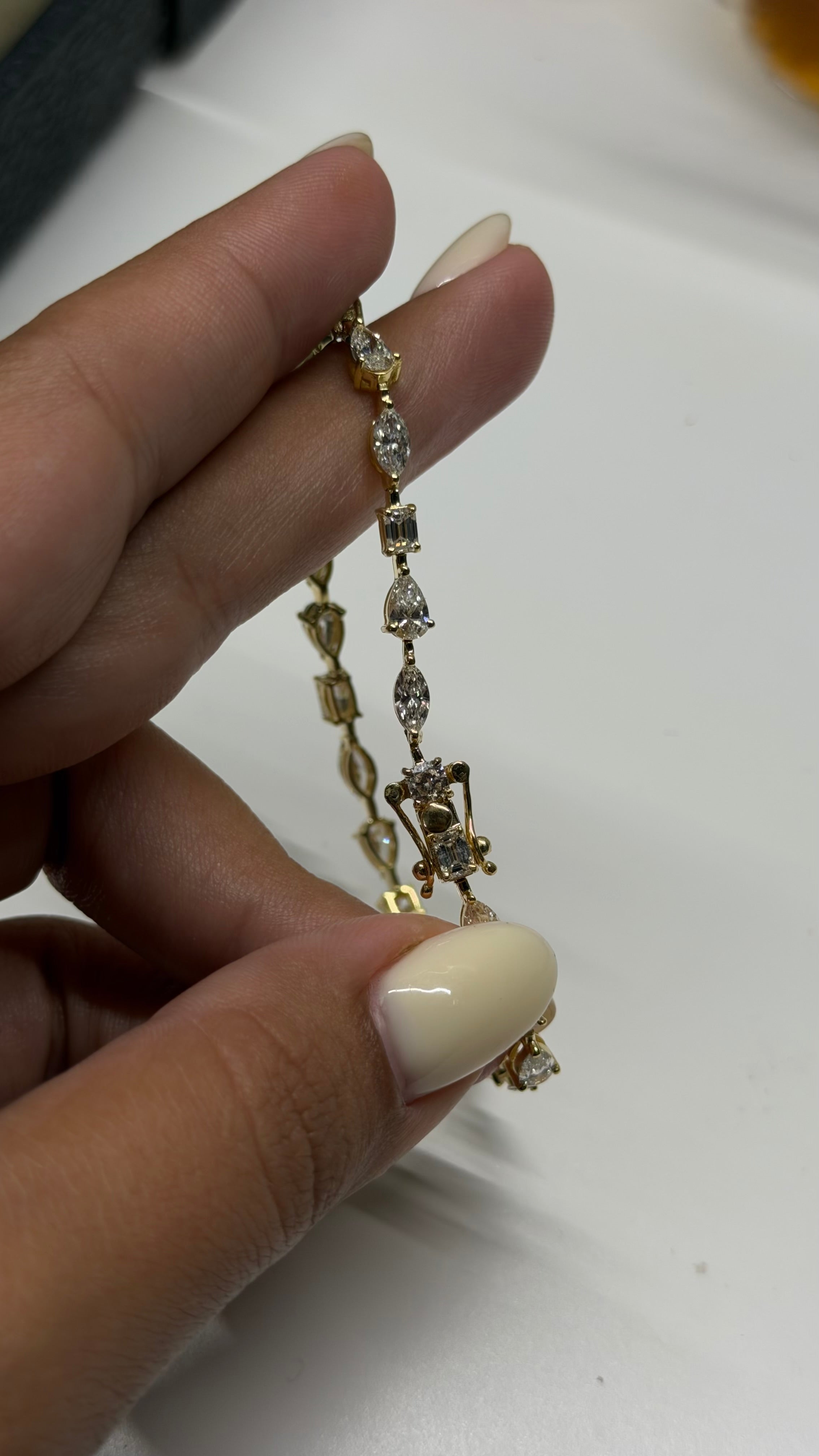 6.25ct Multishape Tennis Bracelet