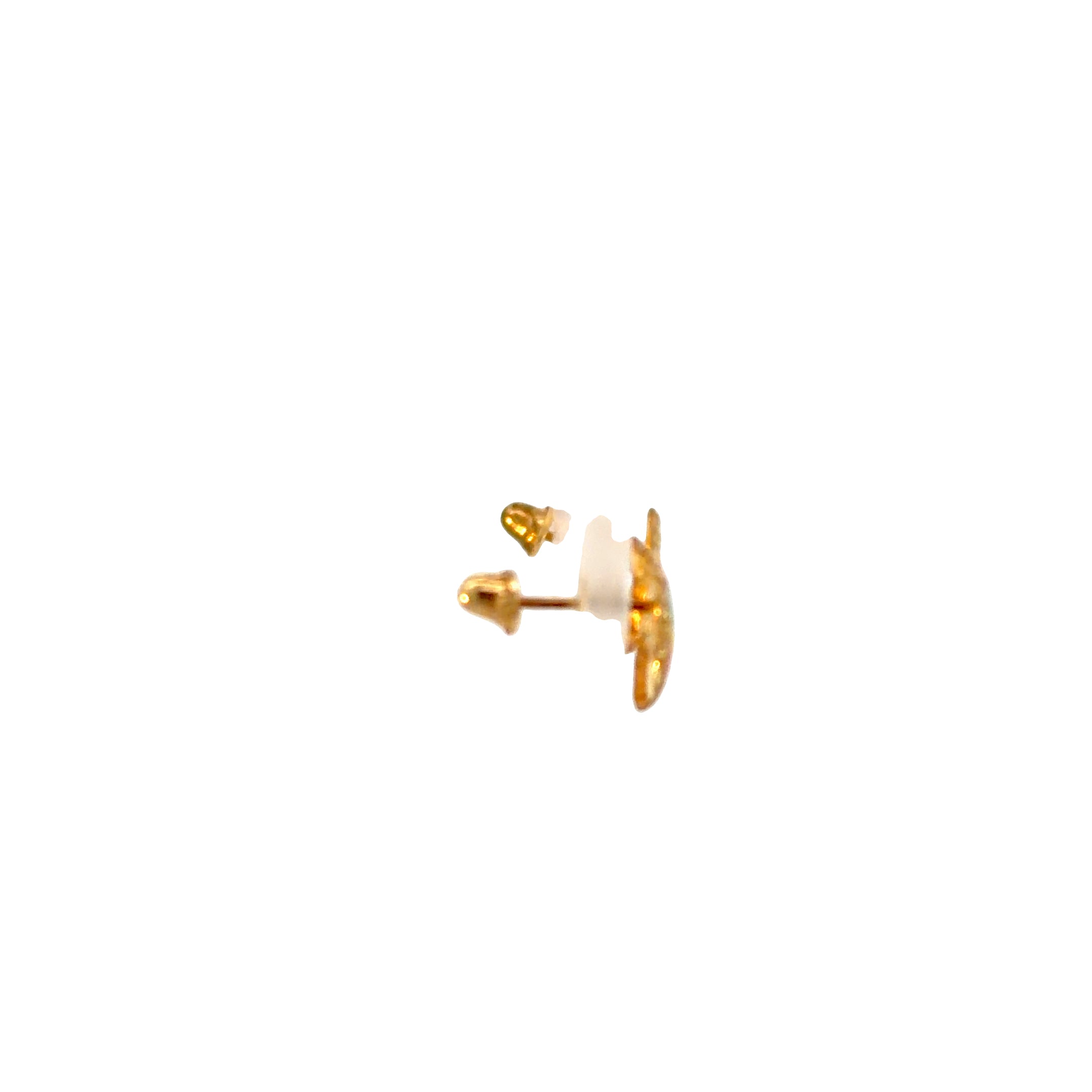 Unicorn Stud Earrings – 14K Gold Enamel