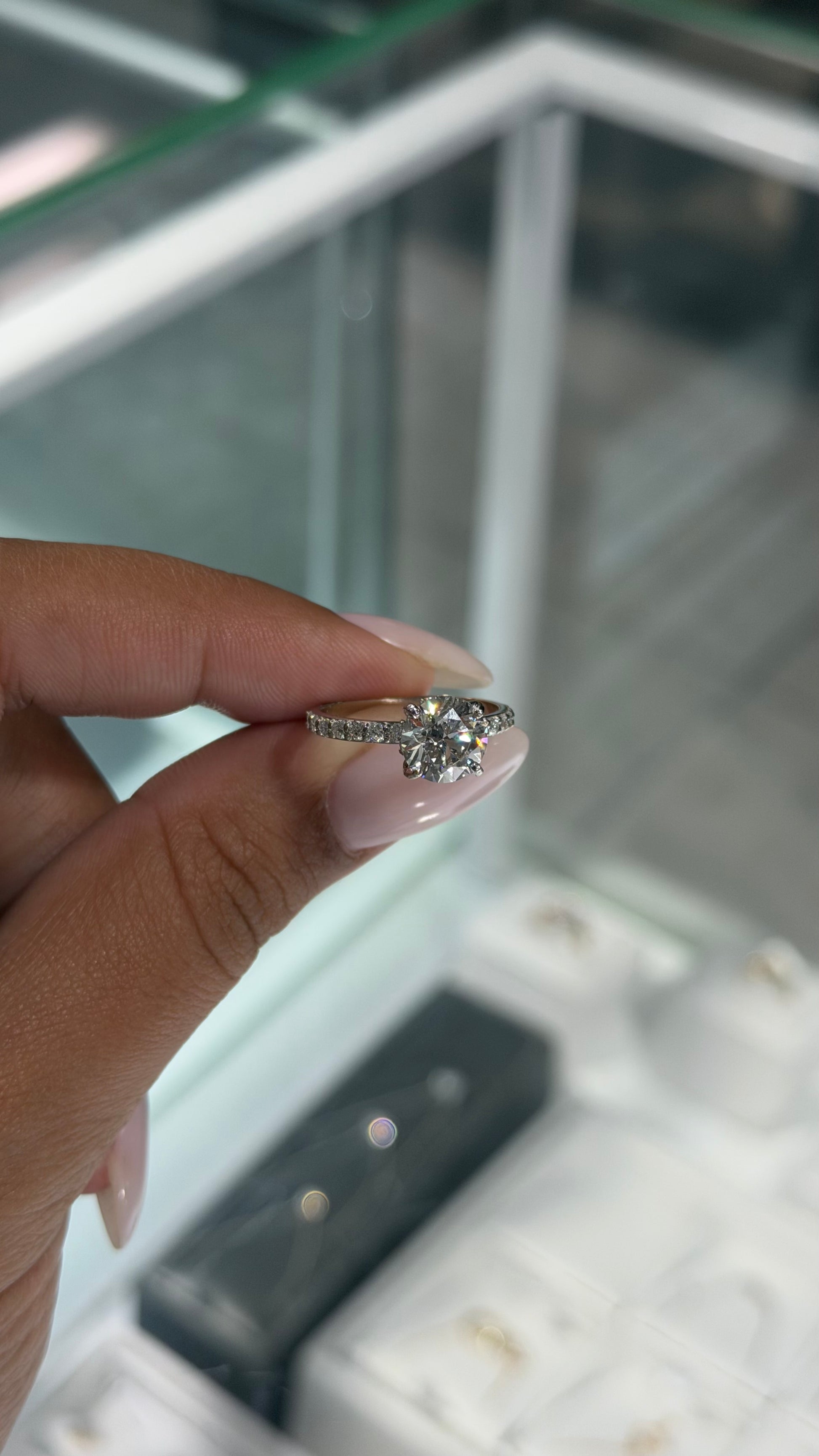 2.04CT Round Brilliant Lab-Grown Diamond Ring