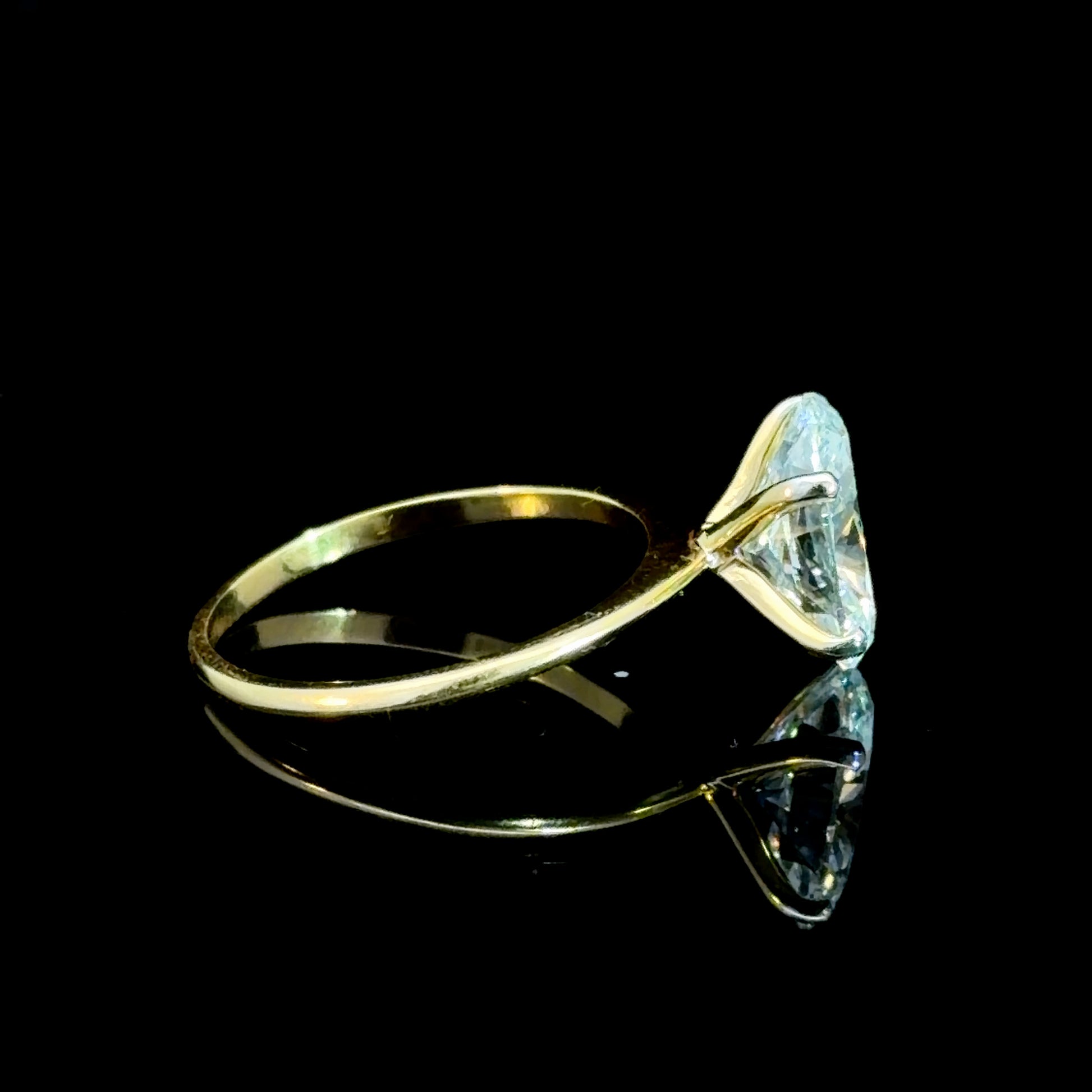 3.08ct Oval Lab Diamond Engagement Ring – IGI Certified