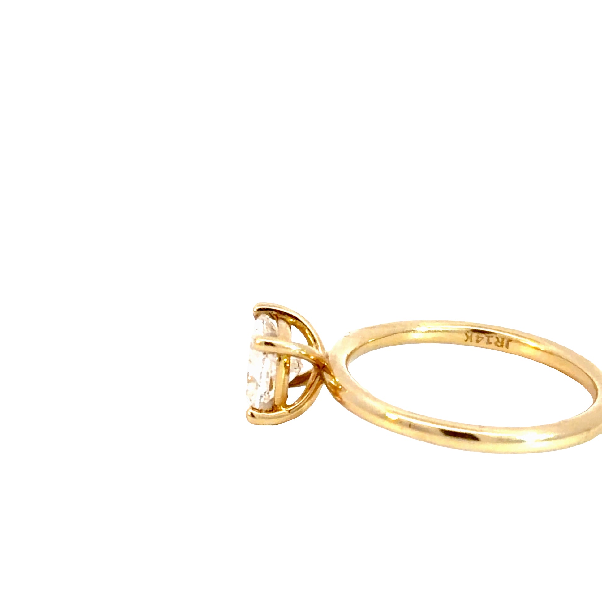 1ct Cushion Lab Diamond Engagement Ring