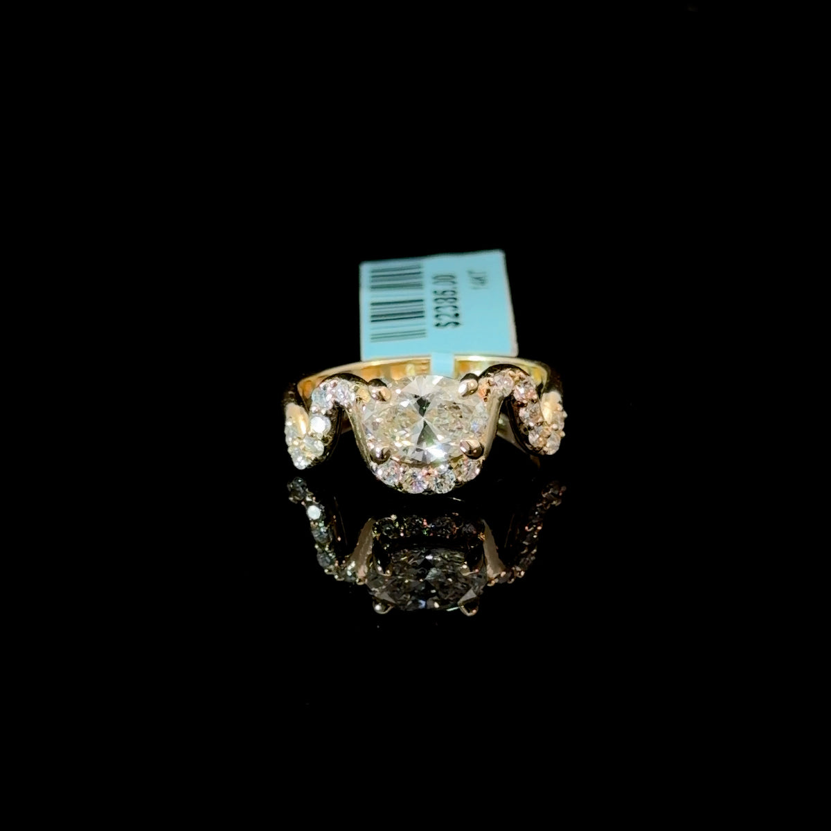 2.20ct Lab Diamond Halo Ring