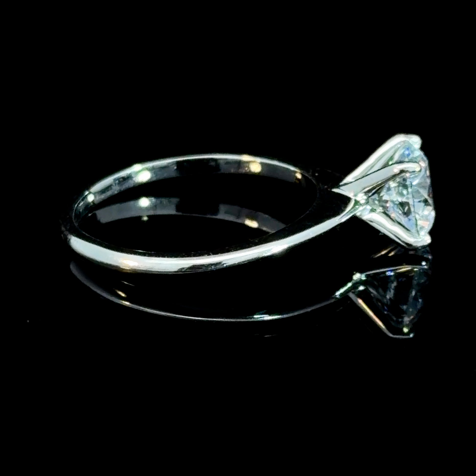 1.5CT Classic Diamond Solitaire Ring - White Gold