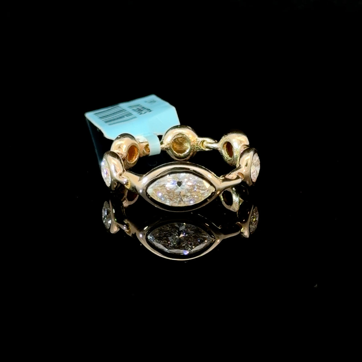 1.50ct Oval Chain Link Ring
