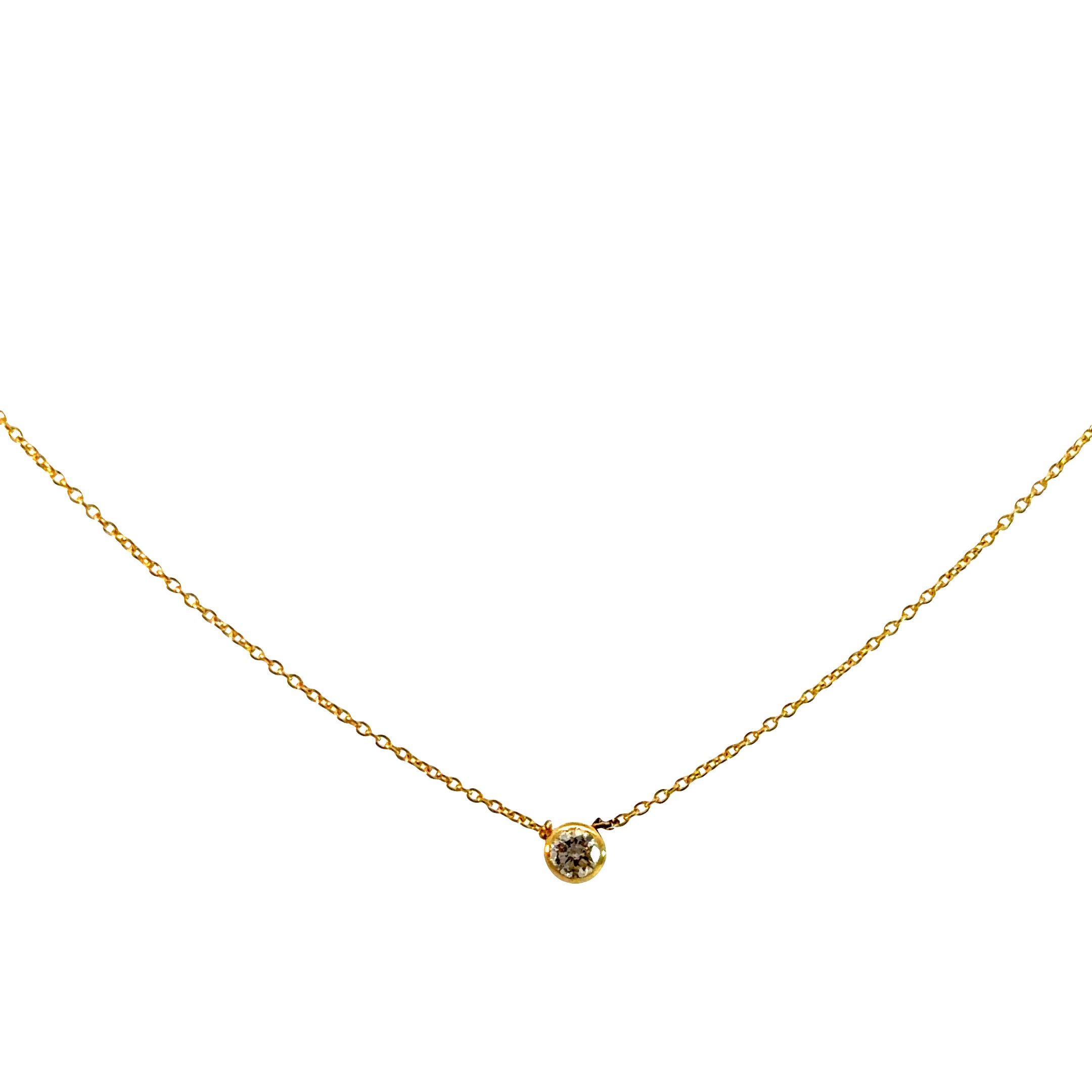 Rayo de Luz Diamond Necklace – 0.15ct Natural Diamond