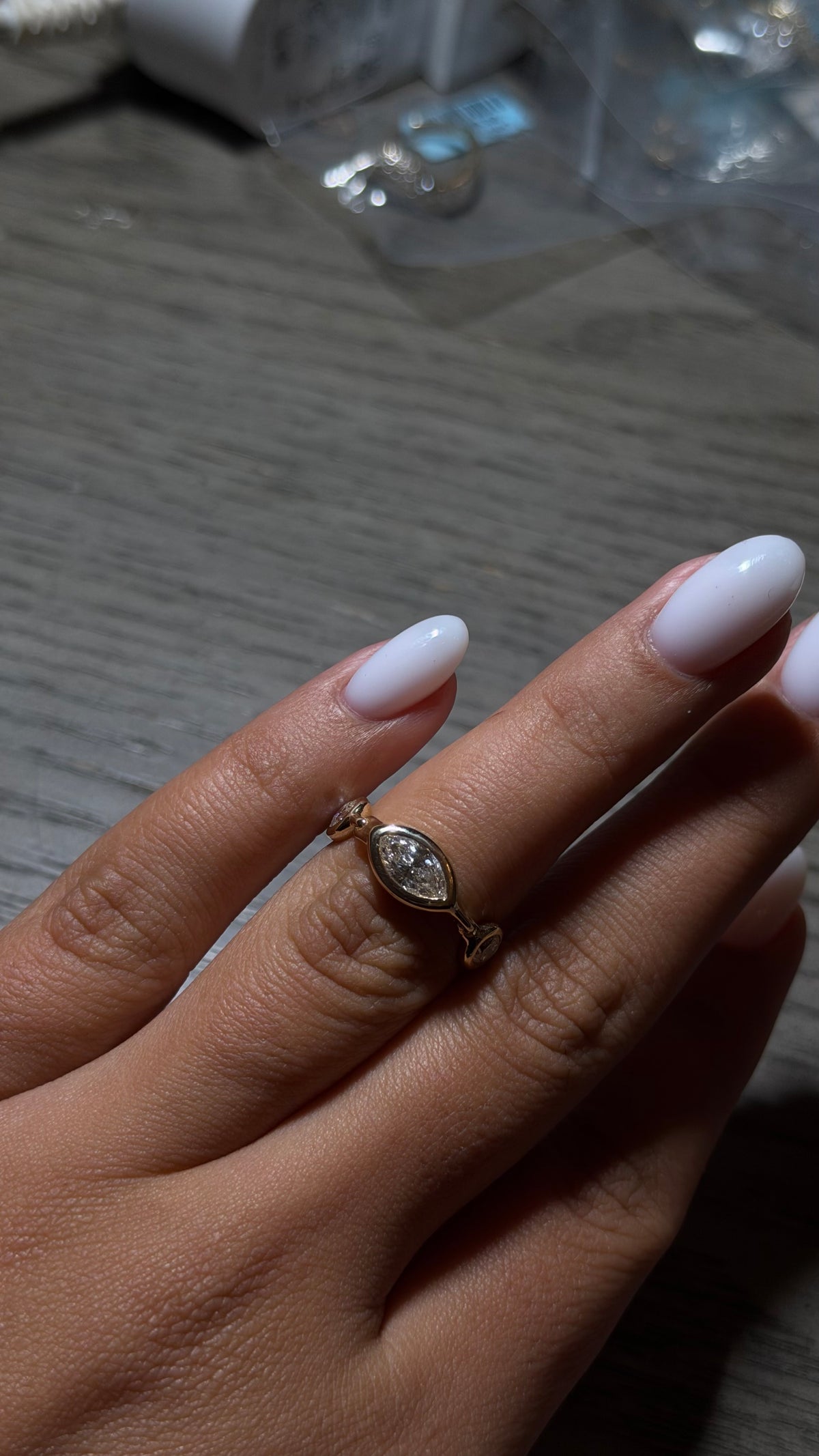 1.50ct Oval Chain Link Ring