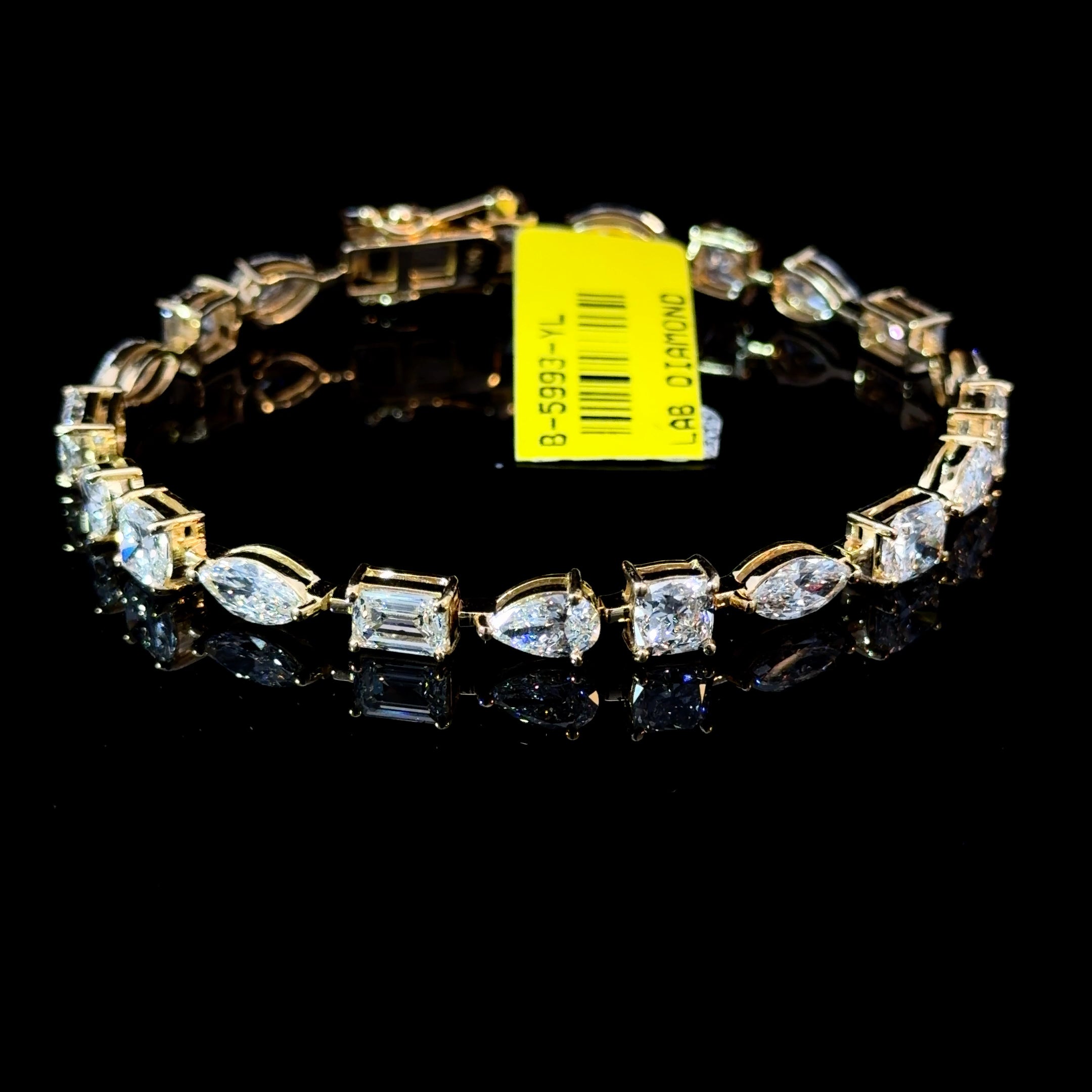 12.25ct Multishape Tennis Bracelet