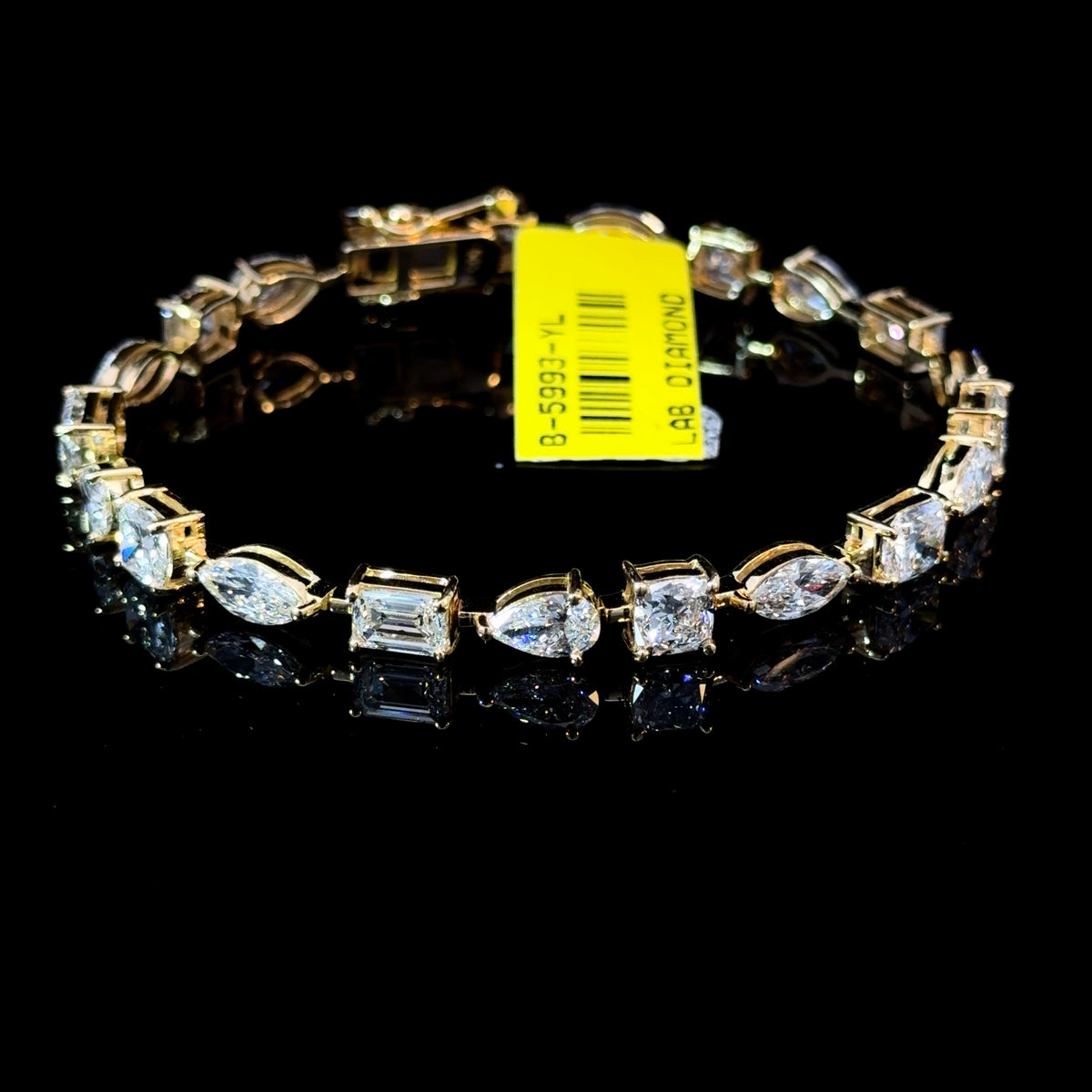 12.25ct Multishape Tennis Bracelet