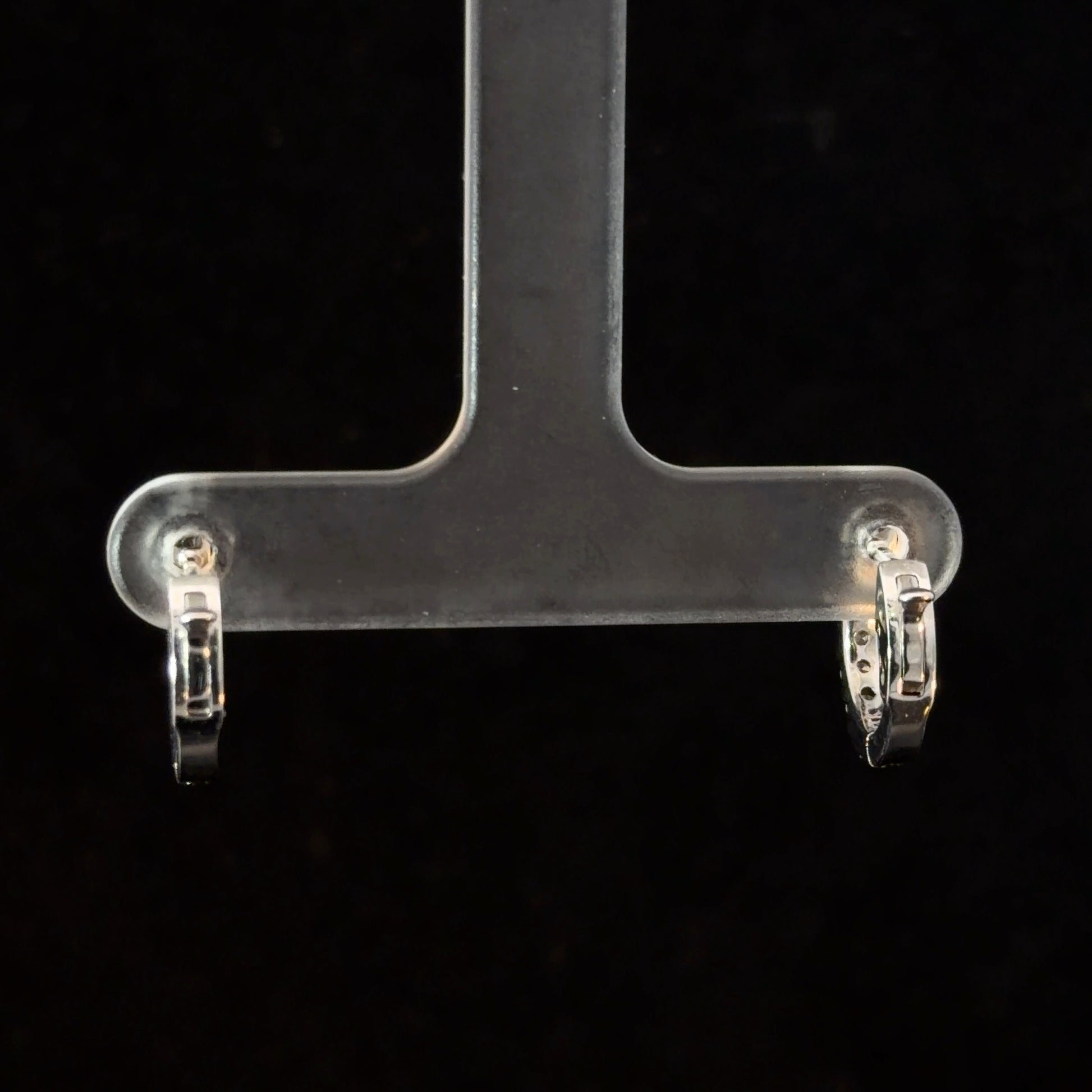 0.36ct Diamond Huggies in 14k White Gold