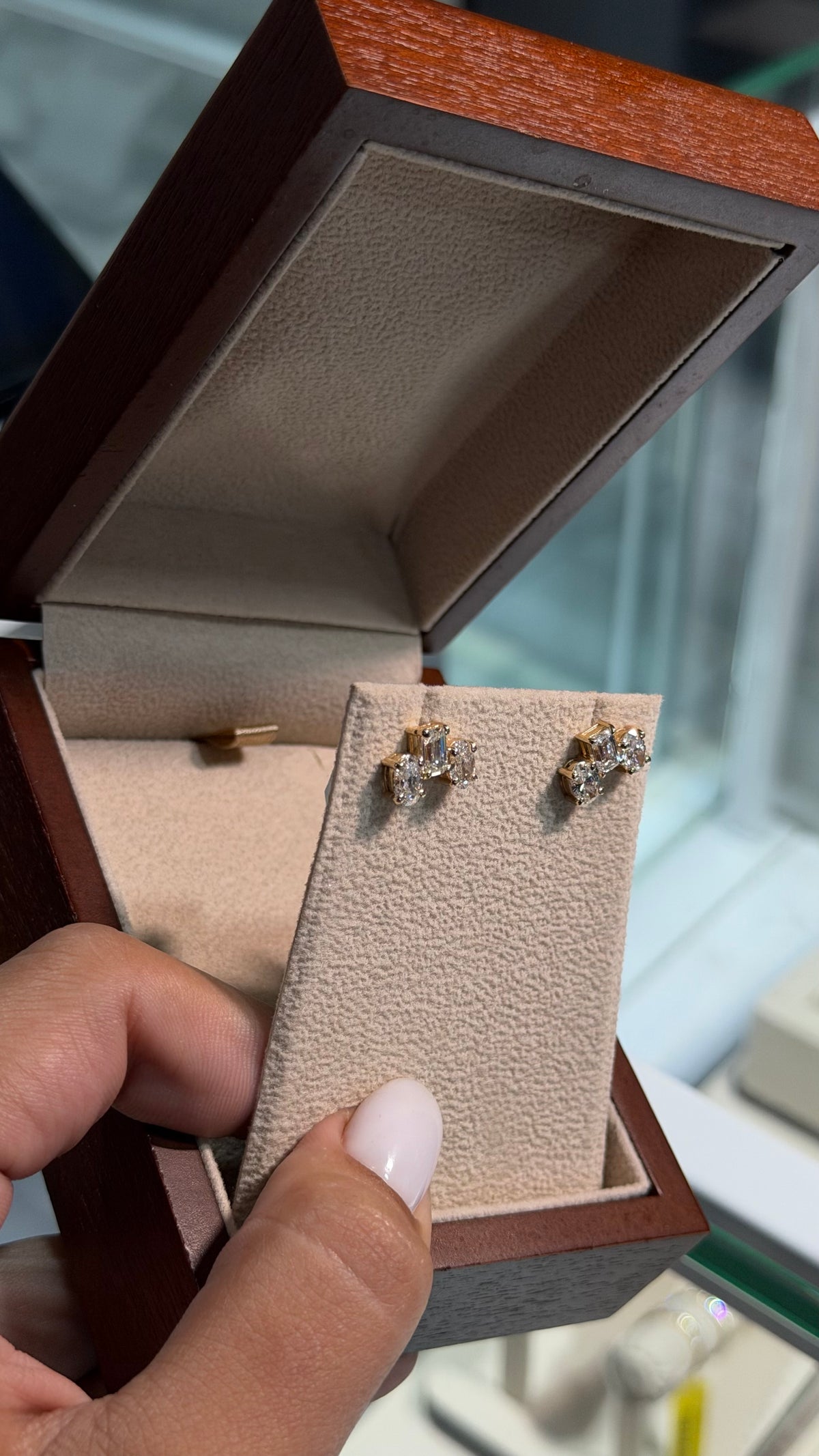 2.5ct All-in-one Studs