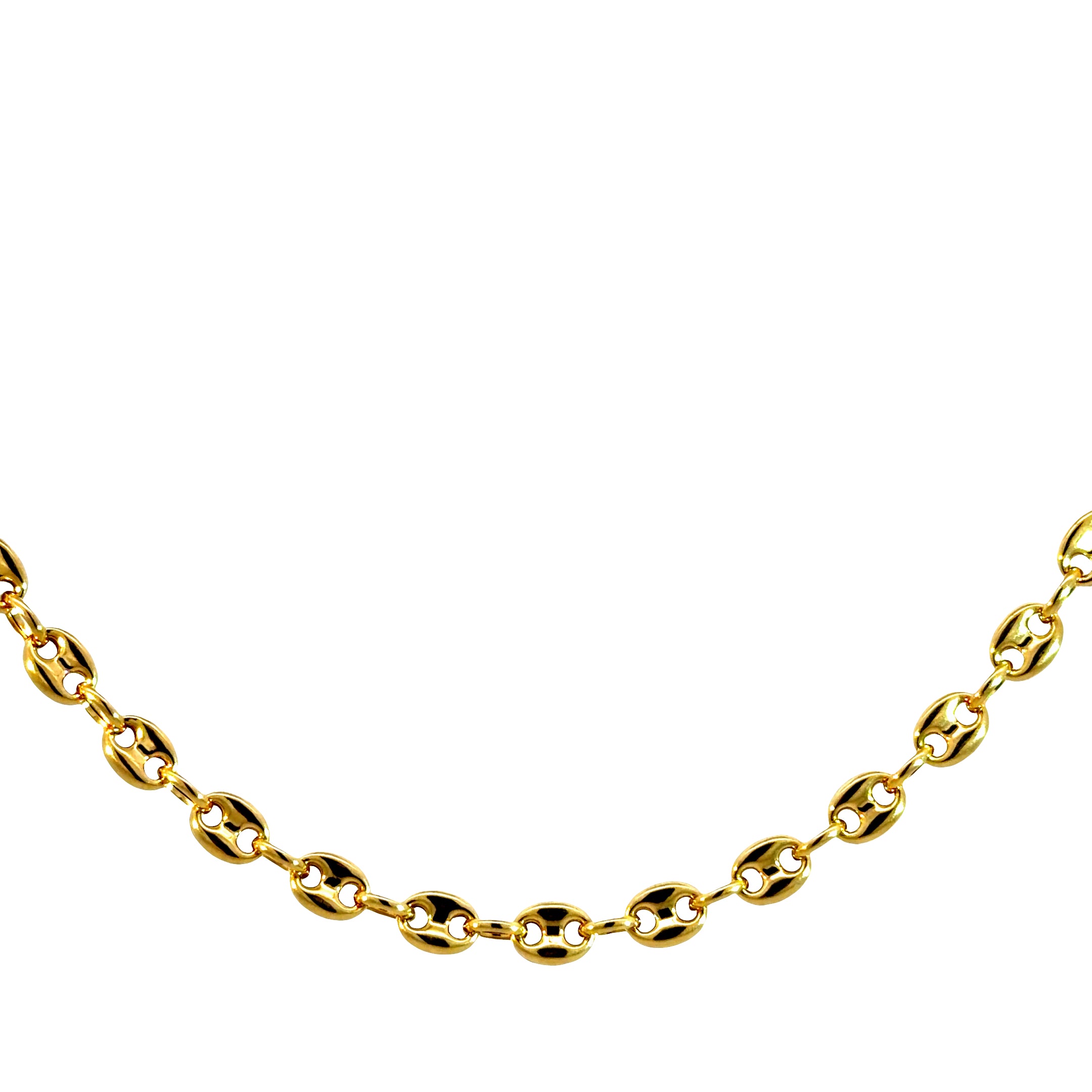 Puff Mariner Chain - 10k Gold
