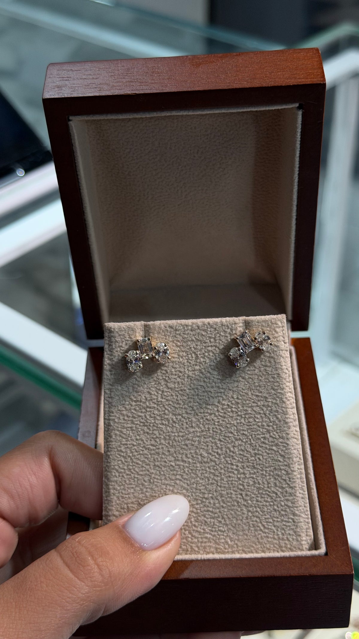 2.5ct All-in-one Studs