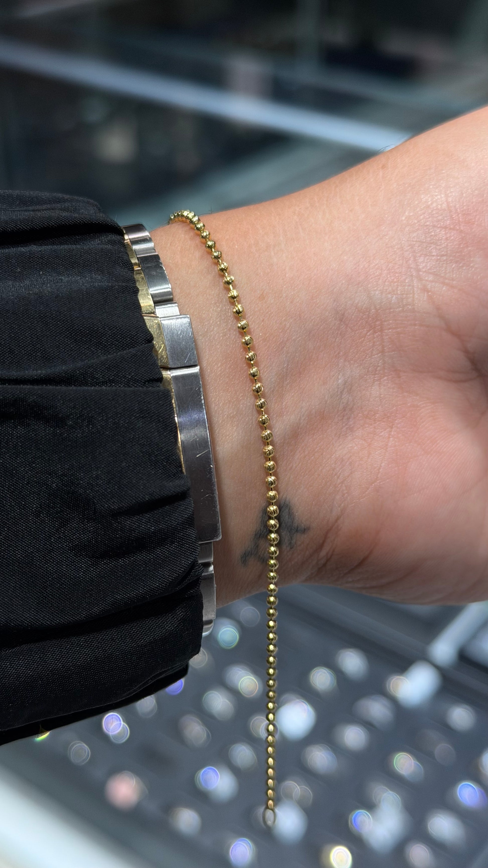 Mooncut Bracelet – 14K Gold