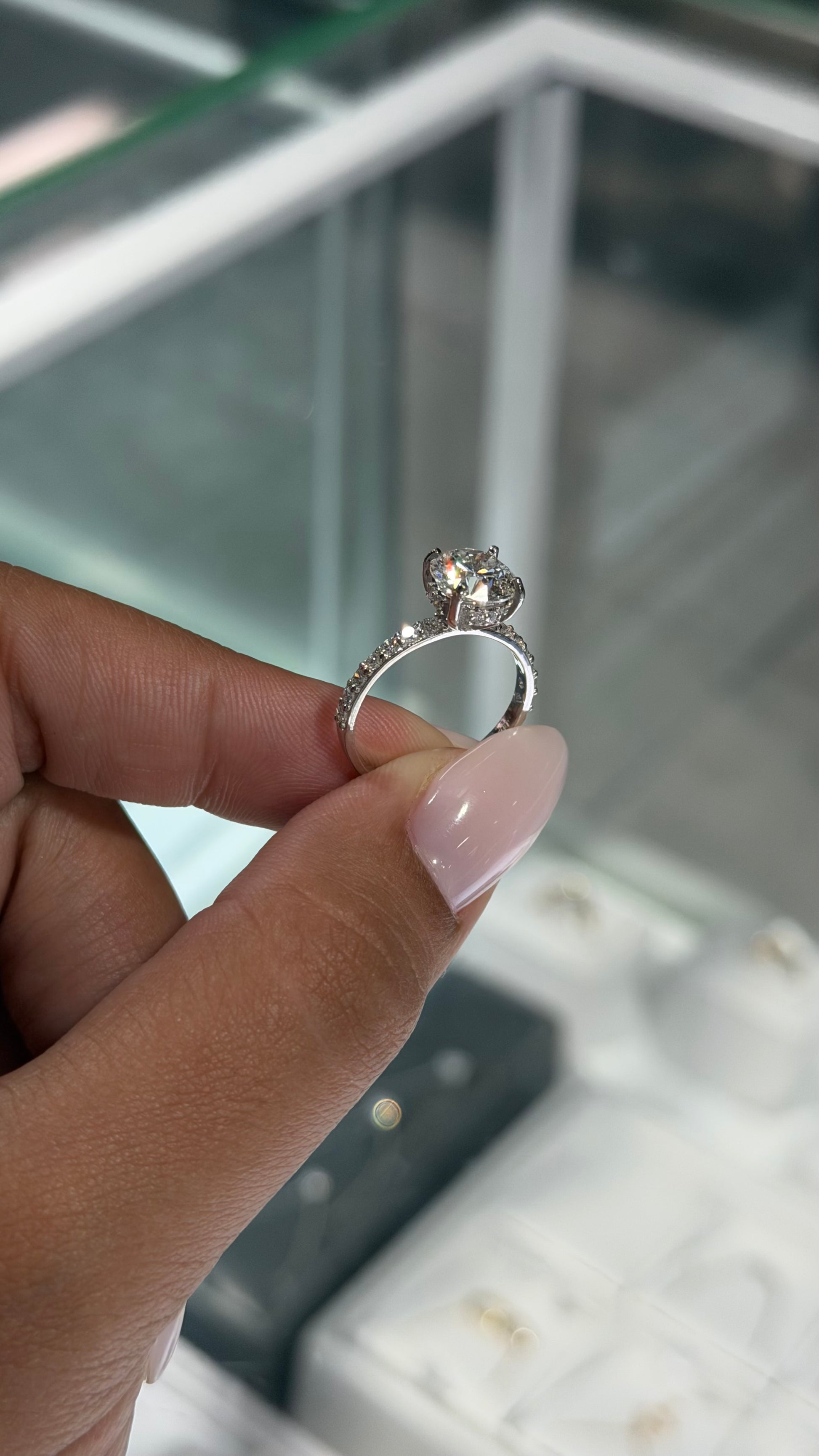2.04CT Round Brilliant Lab-Grown Diamond Ring