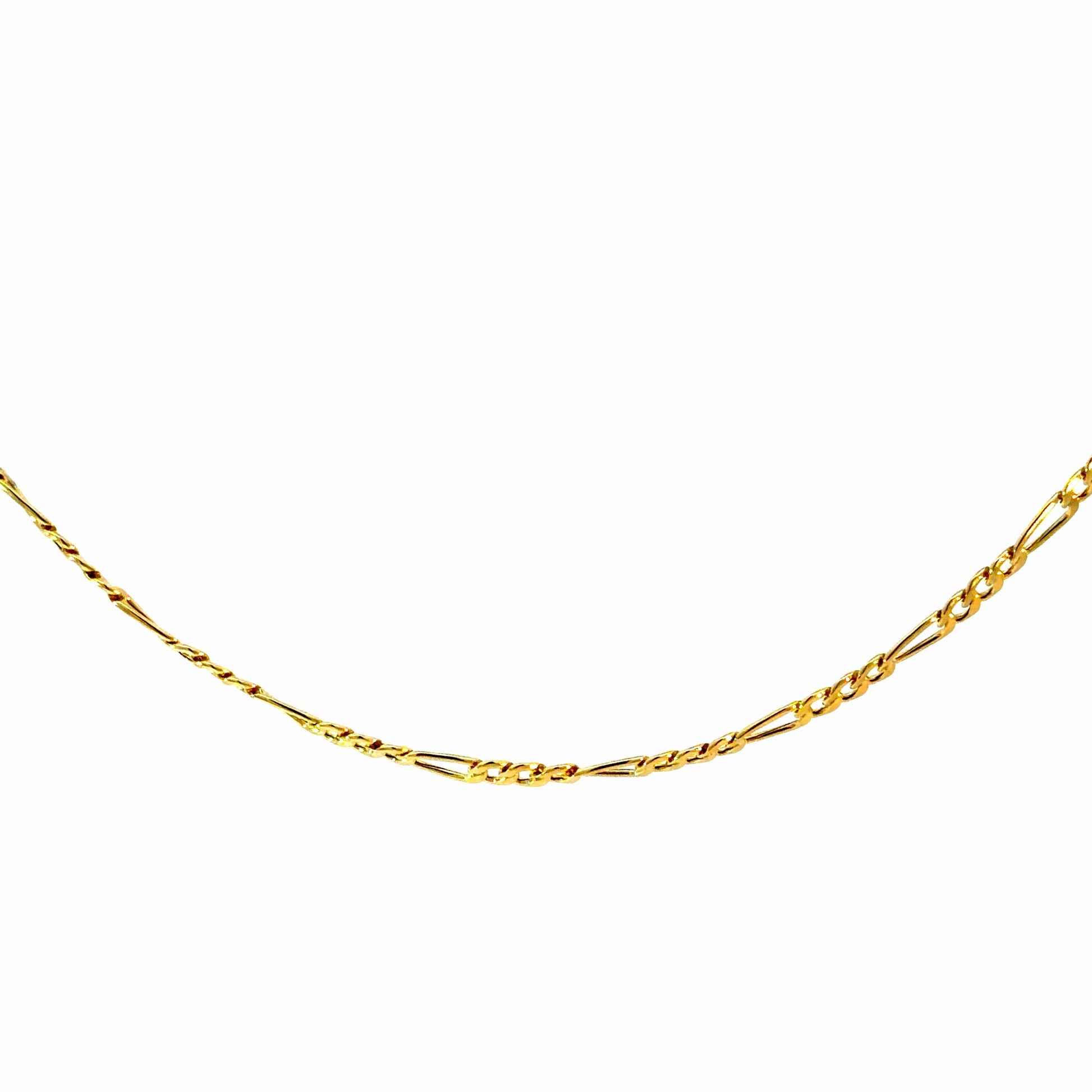 10k Gold Figaro Chain