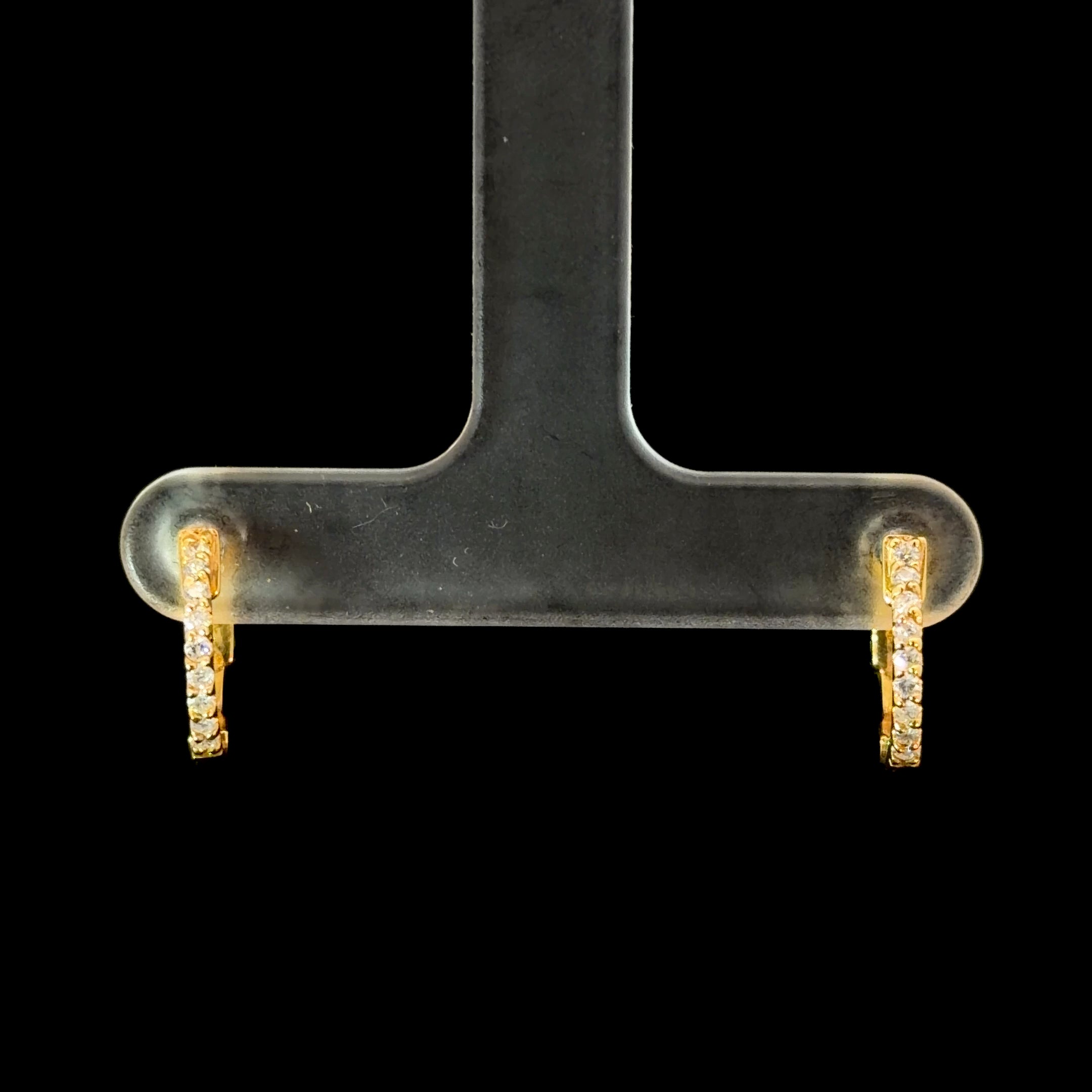 0.18ct Diamond Huggies in 14k Yellow Gold