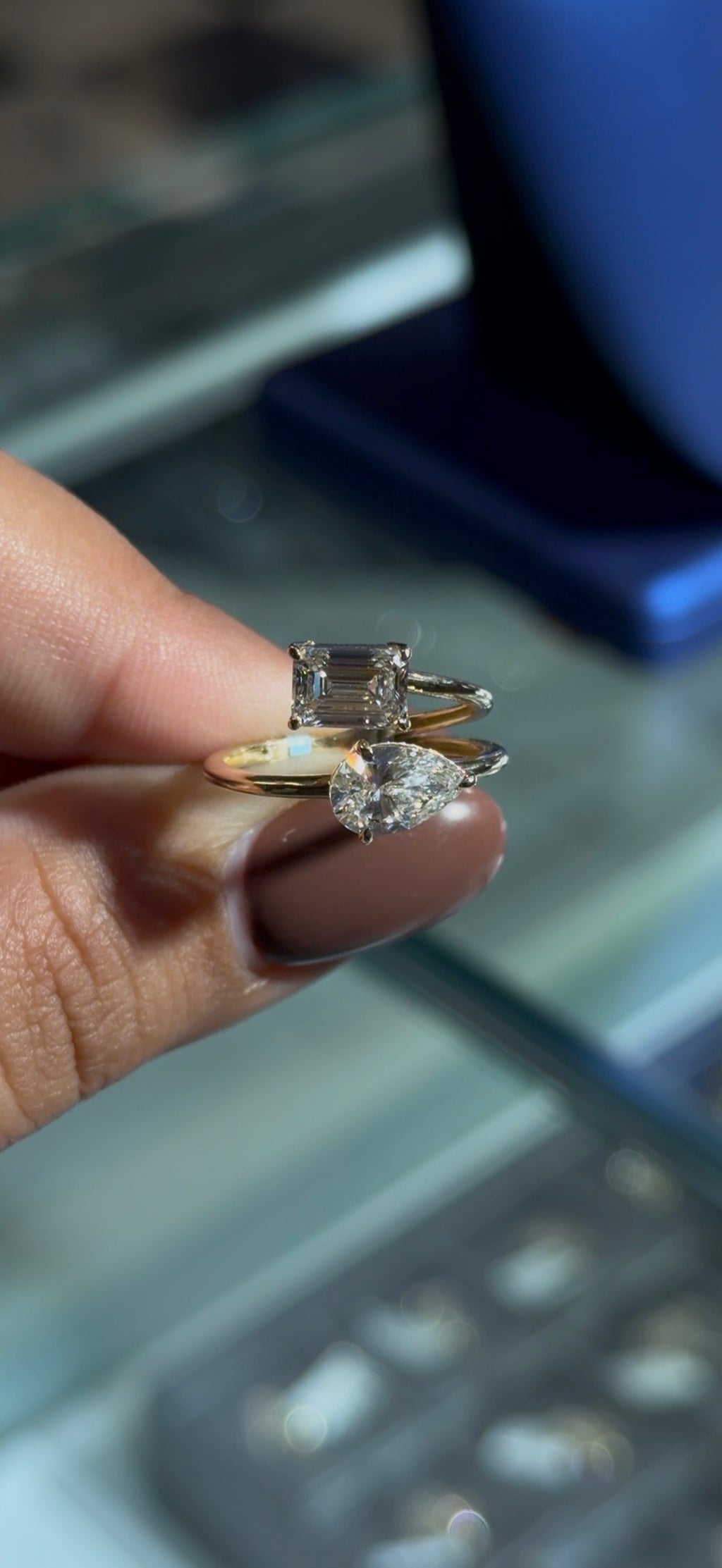 2.25ct Toi Et Moi Lab Diamond in 14k Gold