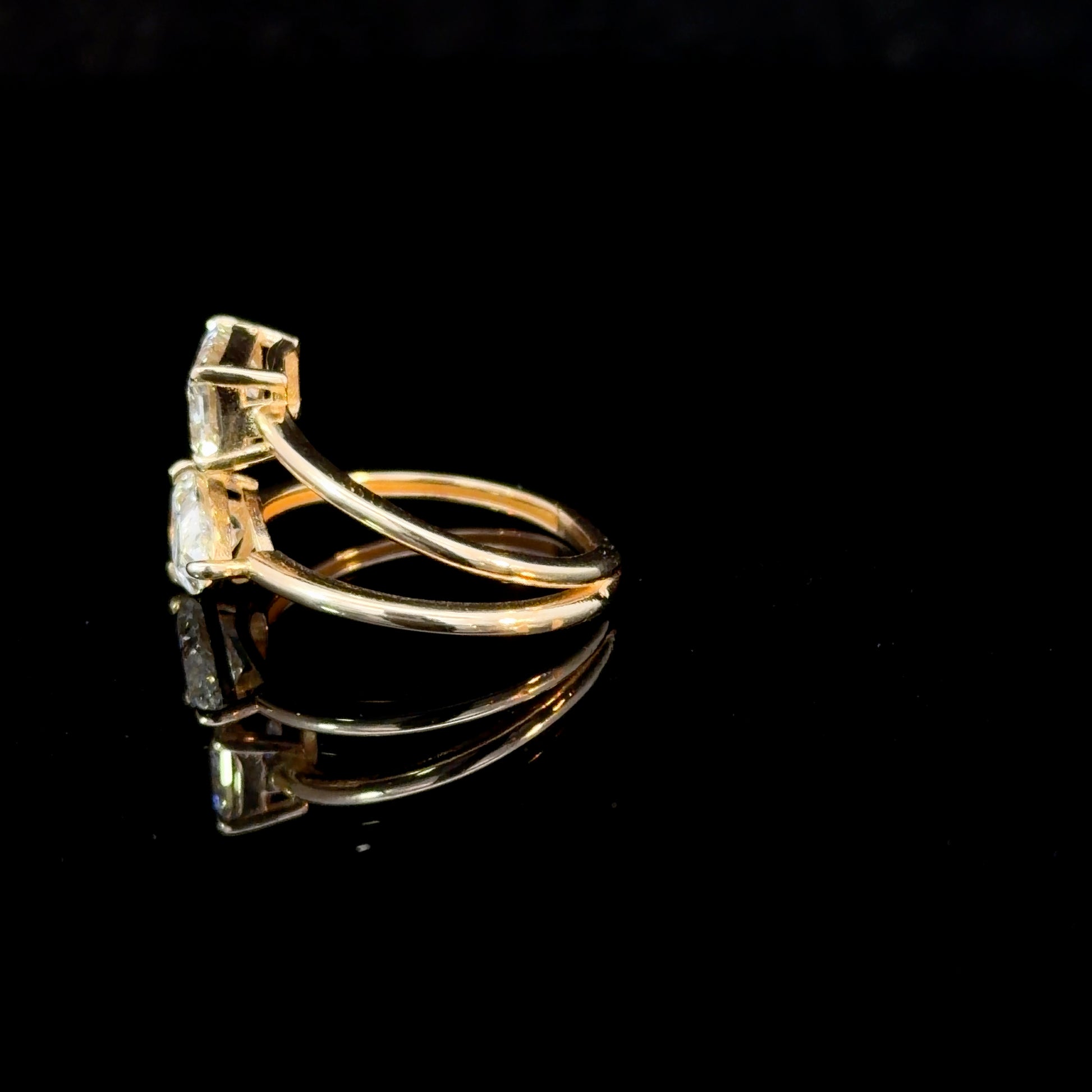 2.25ct Toi Et Moi Lab Diamond in 14k Gold