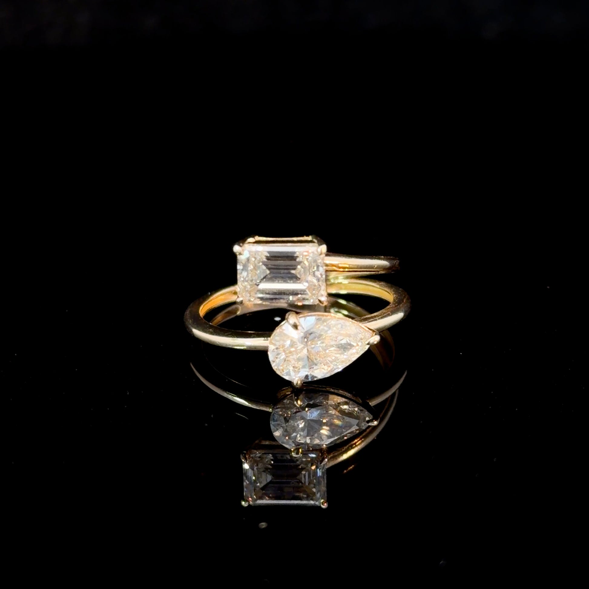 2.25ct Toi Et Moi Lab Diamond in 14k Gold