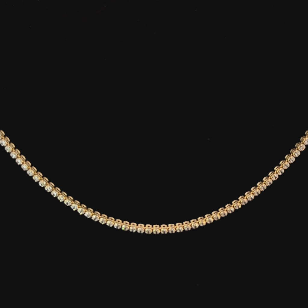2mm Tennis Chain - 14k Gold