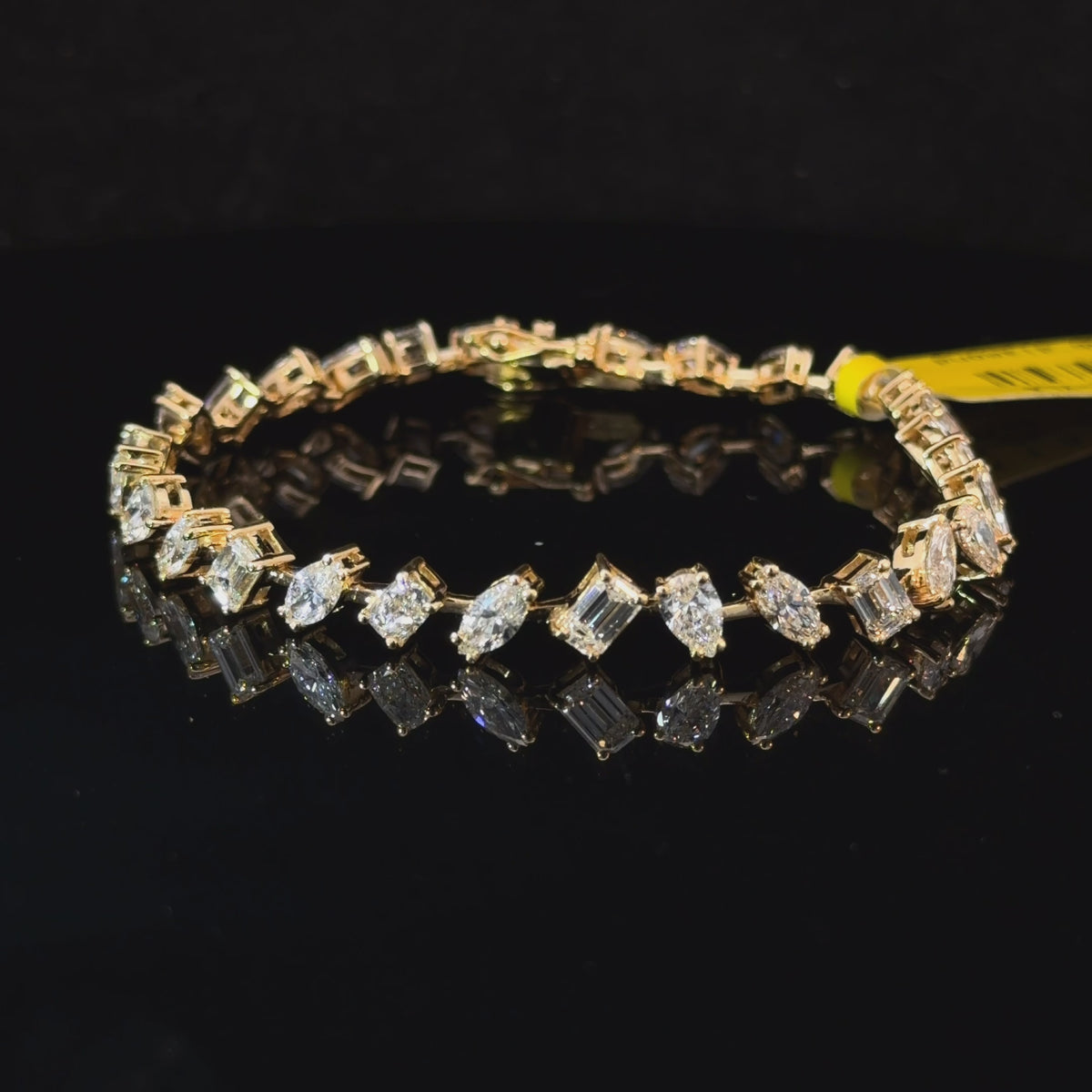 8.25ct Multishape Tennis Bracelet