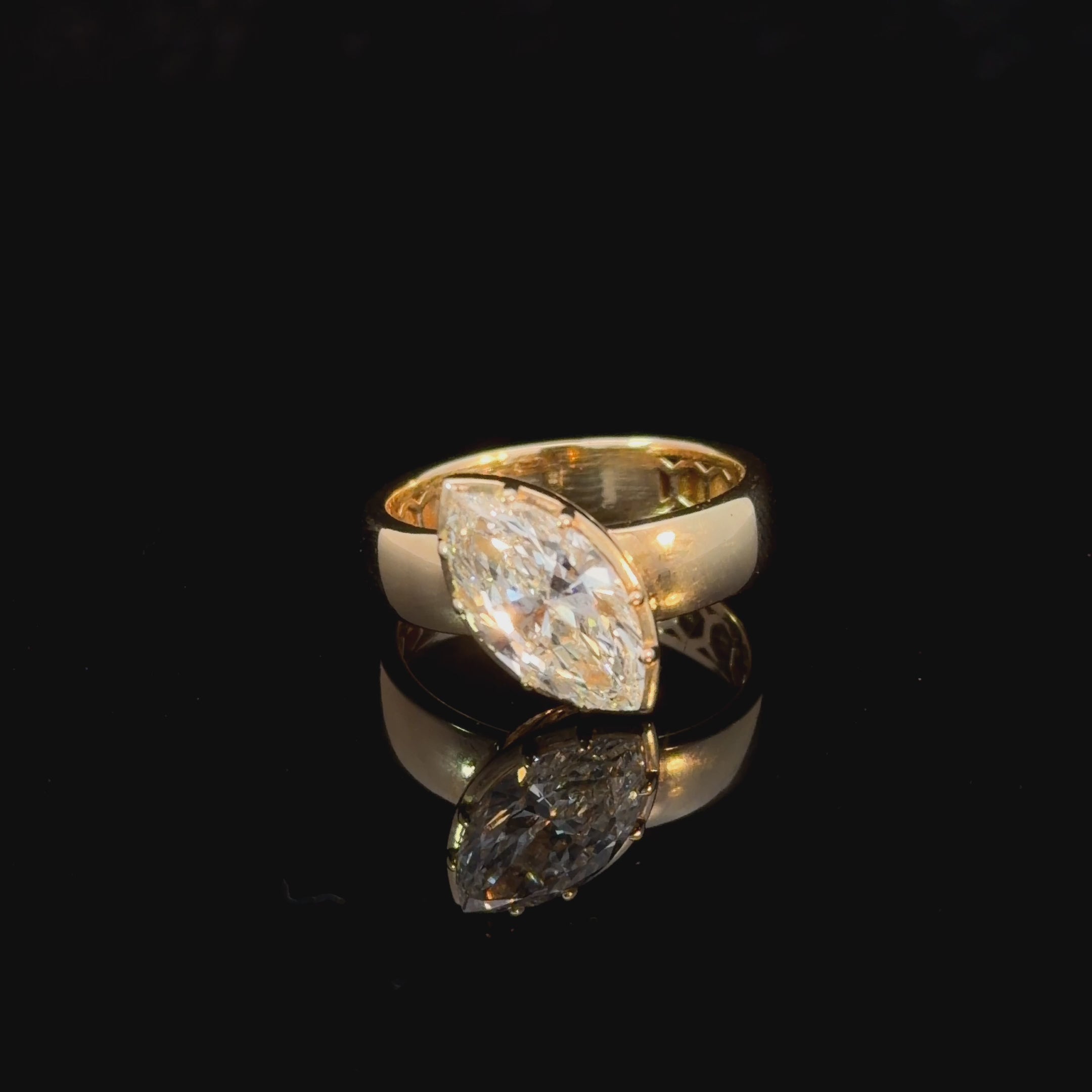 1.80ct Marquise Lab Diamond in 14k Gold
