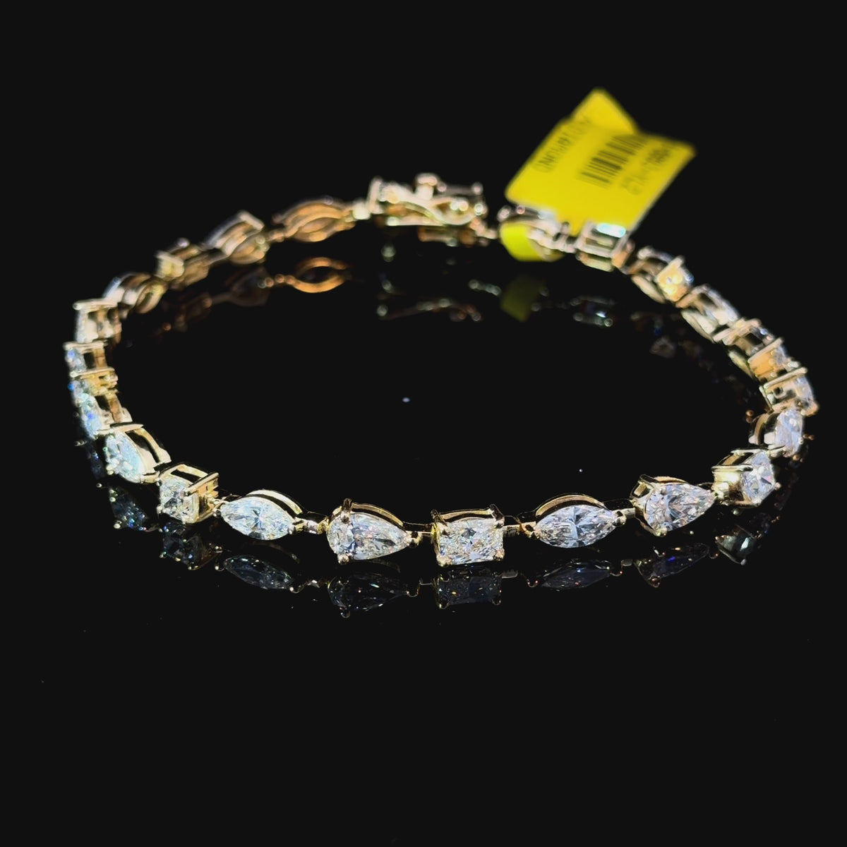 6.25ct Multishape Tennis Bracelet